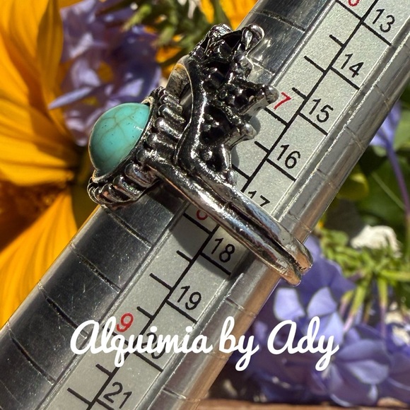 Alquimia Turquoise Silver Ring - Picture 2 of 2